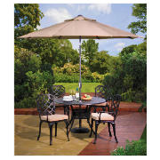 Unbranded Hartman Verona 4 seater set including camel