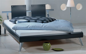 The Hasena Cala has the following features: Bliboa legs and Tripa headboard Bed and Headboard in