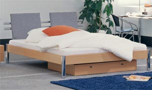 Hasena- The Jurez- 6FT Super Kingsize Wooden Bedstead