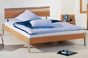 Hasena- The Margo- 4ft 6 Double Wooden Bedstead