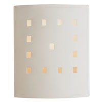 Havana 60W Plaster Wall Light White