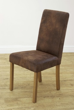 Unbranded Havana Madrid Oak Dining Chair in rubbed through