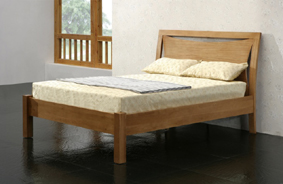 Unbranded Havana Oak 5 Sleigh Bed - Blonde