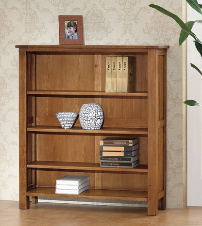Unbranded Havana Oak Bookcase with 3 Shelves- Dark