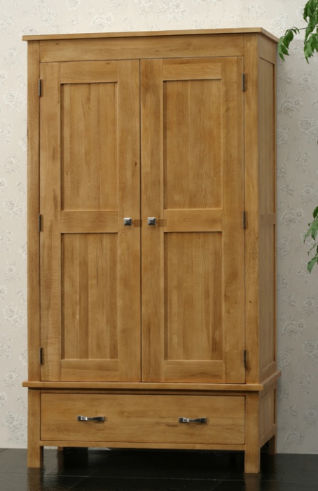 Unbranded Havana Oak Double Wardrobe - Blonde