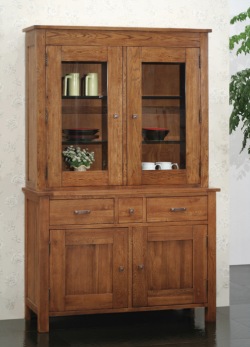 Unbranded Havana Oak Glazed Dresser - Dark