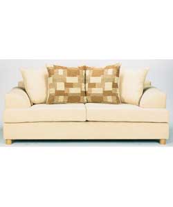 Suitable for general use. Modern style sofa. 100% polyester covers. Fibre filled back cushions