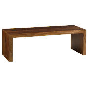 This handcrafted coffee table from the BRAND range has a solid sheesham wood frame with distinctive 