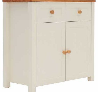 Charming and attractive. this 2 door 2 drawer sideboard from the Haversham collection brings a country cottage feel to your home. This sideboard has a cupboard with a fixed shelf inside. and 2 drawers. giving you plenty of extra storage space. The ch