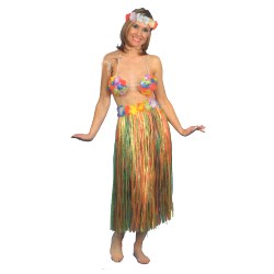Hawaiian Hula skirt - Grass - Long length