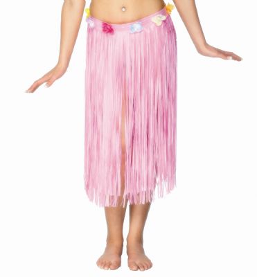Hawaiian Skirt Long Pink