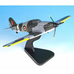 This is an exquisite model of the Hawker Hurricane MK1 PZ865 `Last Of The Many` courtesy of Bravo De