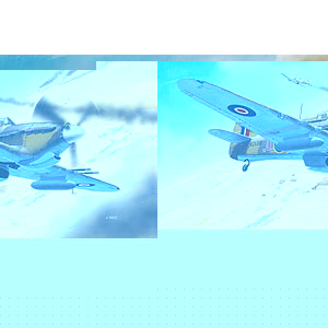 Unbranded Hawker Hurricane Mk IIC plastic kit 1:72