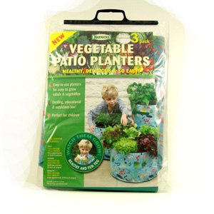 Unbranded Haxnicks Vegetable Patio Planter x 3 Patterned