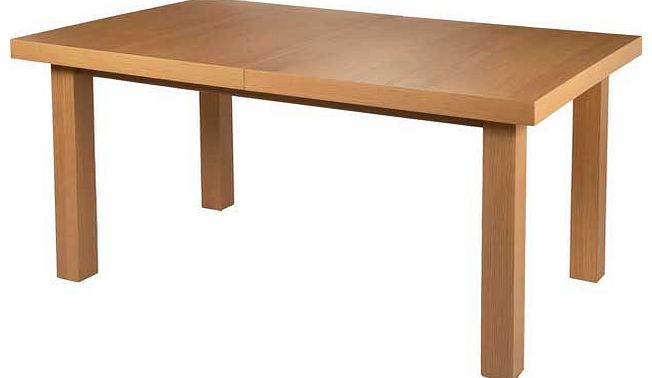 Unbranded Hayden Oak Effect Dining Table and 8 Charcoal