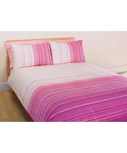 Haze Spangle Double Duvet Cover Set - Pink