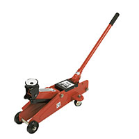 Heavy-duty Trolley Jack. Compact design suitable for the home or professional user. 2 Tonne