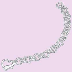 Heart Linked Bracelet