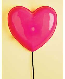 Heart Pin Up Wall Light - Low Energy