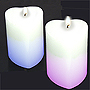 Add an extra touch of atmosphere with these unique colour-changing candles, now available in heart s