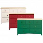Unbranded Heartland 7 Drawer Chest Warm Red
