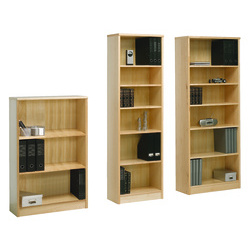 Unbranded Heavy Duty Danish Wood Veneer Bookcase Range