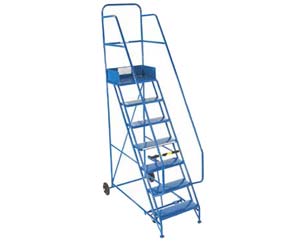 Safety steps are easily manoeuvred, but stable when weight is added,  protecting the user from commo
