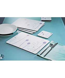 Unbranded Hedgerow Placemats and Coasters Set