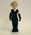 Heidi Ott Lady in Black Evening Dress