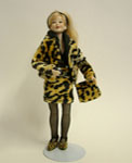 Heidi Ott Modern Lady Dressed in Leopard Skin Coat