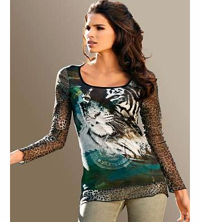 Unbranded Heine Animal Print Top