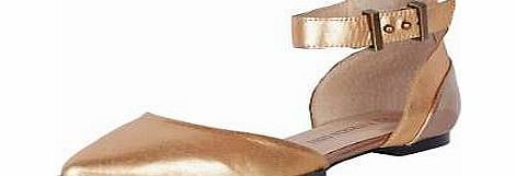 Metallic effect shoes in a lovely flat style with ankle strap fastening. Heine Shoe Features: Upper, lining and sock: Leather Sole: Other materials Please make sure that you try your footwear on before returning, as the box or label may state a US/Eu