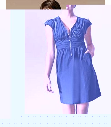 An off duty look doesnt have to lack in style; we love this gorgeous dress option. Cotton stretch dress with front zip fastening, gathers and epaulettes. For that added comfort an elasticated back. Heine Dress Features: Washable 97% Cotton, 3% Elasta