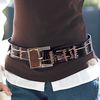 Unbranded Heine Crocodile Embossed Belt