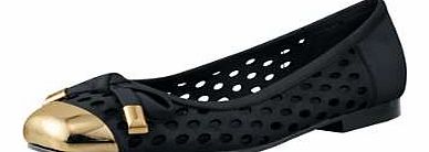 Unbranded Heine Leather Ballerinas Pumps