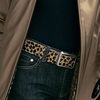 Unbranded Heine Leopard Print Belt