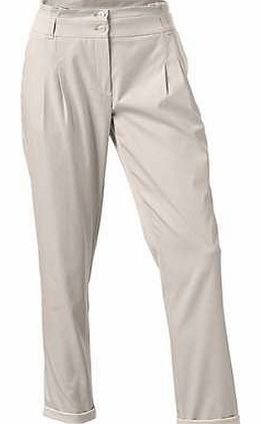 These lightweight slightly stretch chinos will give a perfect fit and with pleats, a soft sheen look, and a cropped hem, look very feminine. Versatile and completely essential whatever the occasHeine Chino Features: Dry clean only 50% Polyester, 47% 