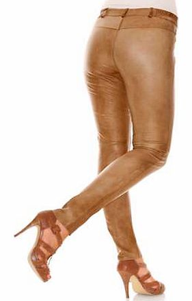 With a light antique finish, they fit perfectly and move with you, thanks to the stretch lining. Heine Leggings Features: Slightly low rise Specialist clean only 100% Leather Lining: 100% Polyester Inside leg approx. 79 cm (31 ins)