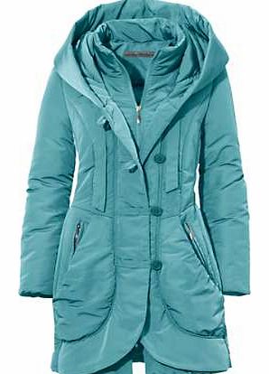 Keep cosy and warm with this lovely parka with its zip and button fastening. Featuring a hood, 2 zip pockets, internal stand-up collar and elasticated drawstring at the hem. Heine Parka Features: Washable Navy/Petrol/Taupe: 90% Polyester, 10% Polyami