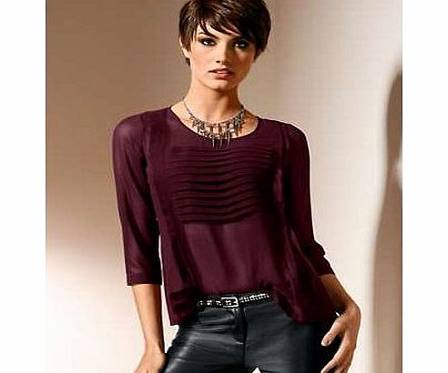 Unbranded Heine Pleat Look Blouse