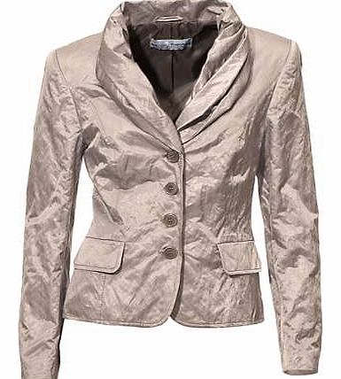 Blazer jacket with Shawl style collar, front button fastening, and two pockets. Heine Blazer Features: Washable 100% Polyester Lining: Polyester Length approx. 58 cm (23 ins)