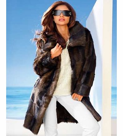 Unbranded Heine Short Faux Fur Coat