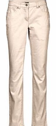 5-pocket style in fabric with an eye-catching sparkly coating. Heine Trousers Features: Slightly low rise Washable 97% Cotton, 3% Elastane Short inside leg approx. 73 cm (29 ins) Regular inside leg approx. 79 cm (31 ins)