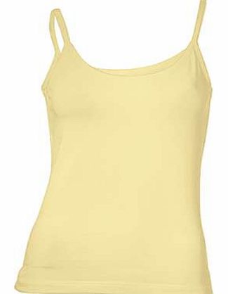 Fitted spaghetti strap top. Heine Top Features: Washable 95% Cotton, 5% Elastane Length approx. 54 cm (21 ins)