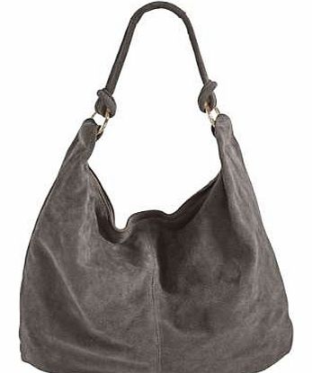 Casual suede handbag with a zip fastener and internal zip pocket. Heine Bag Features: Zip fastener Suede Size approx. 45 x 38 x 2 - 17 cm (18 x 15 x 1 - 7 ins)