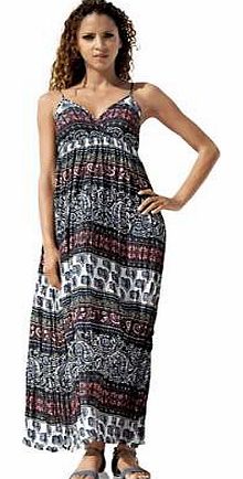 Unbranded Heine V-Neck Maxi Dress