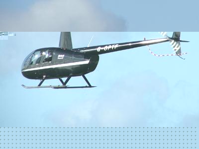 Unbranded Helicopter Buzz Flight