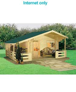 Helppo Log Cabin with Deluxe Upgrades