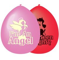 Unbranded Hen Night: Good Girl / Bad Girl Balloons (PK10)