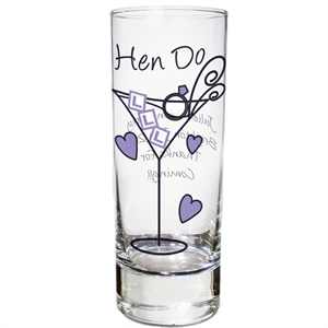 Unbranded Hen Night Personalised Shot Glass - Set of 10